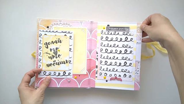 Обзор альбома из бумаги Magnolia Sky от Fabrika Decoru смотреть онлайн