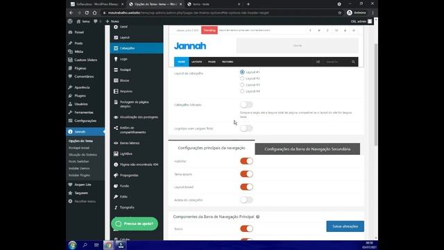 Instalando e configurando o Tema Jannah Pro wordpress parte-1 смотреть онлайн
