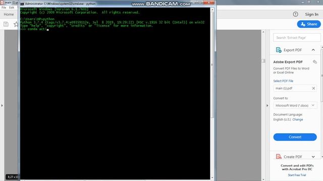 Python : Mencoba entrepreter/cli melalui terminal atau cmd windows смотреть онлайн
