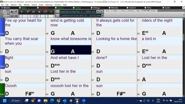 Lost her in the Sun (in the style of John Stewart) a fun and easy Band-in-a-Box backing track смотреть онлайн