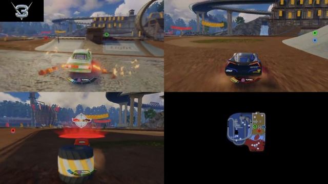 Cars 3: Driven to Win 3 Players Thomasville Playground смотреть онлайн