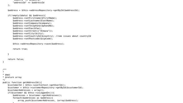 Magento: Notice: Undefined index updateAddress смотреть онлайн