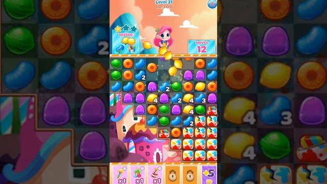 Candy Blast Mania: World Games Gameplay Walkthrough - Level 21 for Android/IOS смотреть онлайн