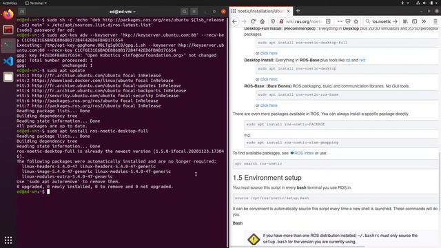 ROS1 - How to Install ROS Noetic on Ubuntu 20.04 смотреть онлайн