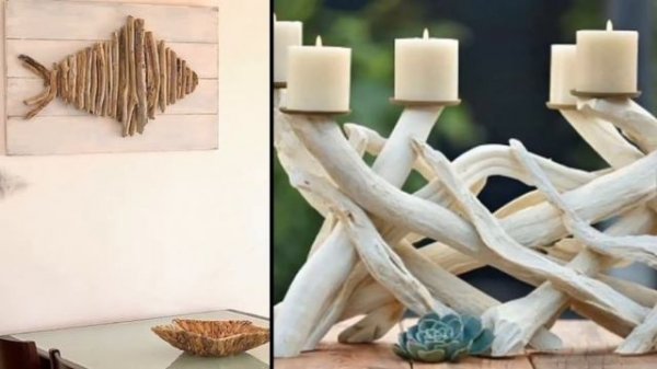 Driftwood Crafting Ideas. DIY with Driftwood, Design and Decoration.