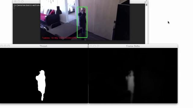 Basic motion and tracking detection using Python and OpenCV (Part 2) смотреть онлайн