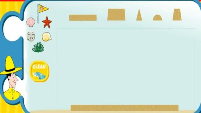 Curious George - Day at the Beach English Game смотреть онлайн