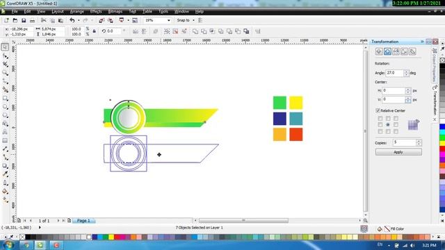 Timeline logo in coreldraw || lmdd смотреть онлайн