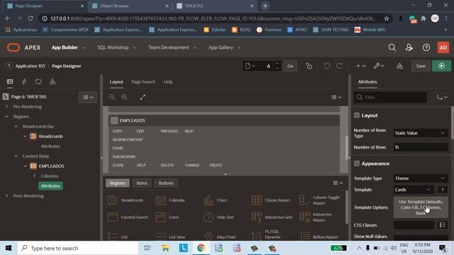 9. Cómo hacer un reporte tipo tarjetas CARDS ORACLE APEX - [Videotutorial en español - 09] смотреть онлайн