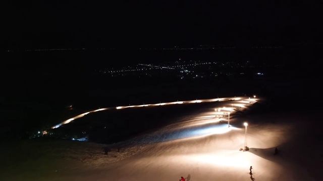 Горнолыжная база Орловка. Ночное катание. смотреть онлайн