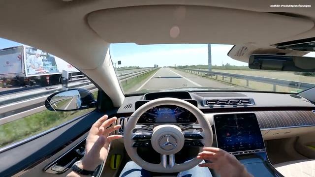 2021 Mercedes-Benz S500 L (457PS, 720Nm, V223) Day/Night POV Drive смотреть онлайн