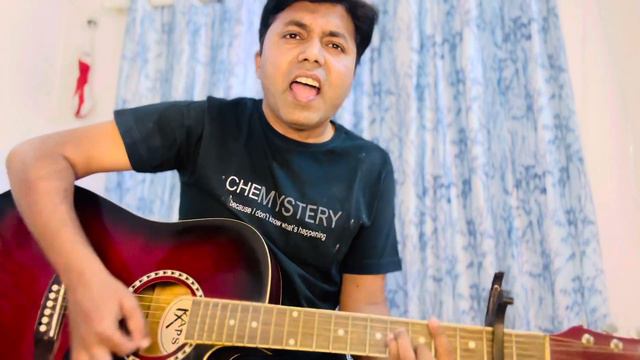 YODHA : Tere Sang Ishq Hua | Raw | Guitar | Cover | Unplugged | Chords and strumming 👇🏻 смотреть онлайн