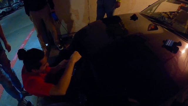 Wrapping a right hand drive Miata midnight purple part 2!!!!!!!