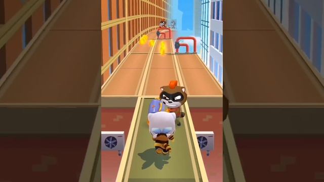 Talking Tom Hero Dash - Gameplay Walkthrough Part 18 SPECIAL EVENT! (raccoon attack missile смотреть онлайн