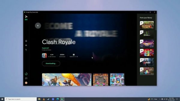 How to Play CLASH ROYALE on PC With Google Play Games 2024
