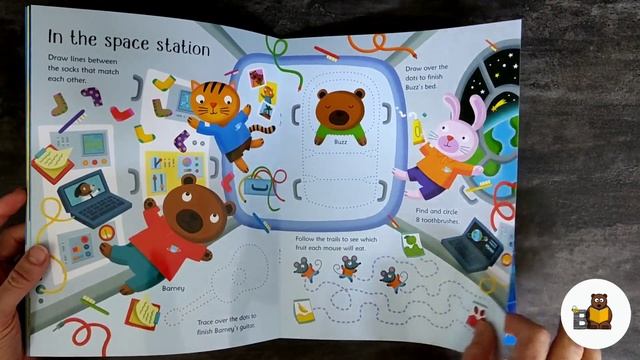 Usborne Wipe Clean Space Activities смотреть онлайн