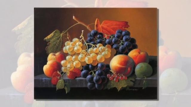 Художник Severin Roesen и его вкусные натюрморты смотреть онлайн