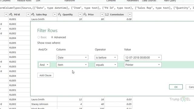 18 - Filter Data in Power Query in Excel смотреть онлайн