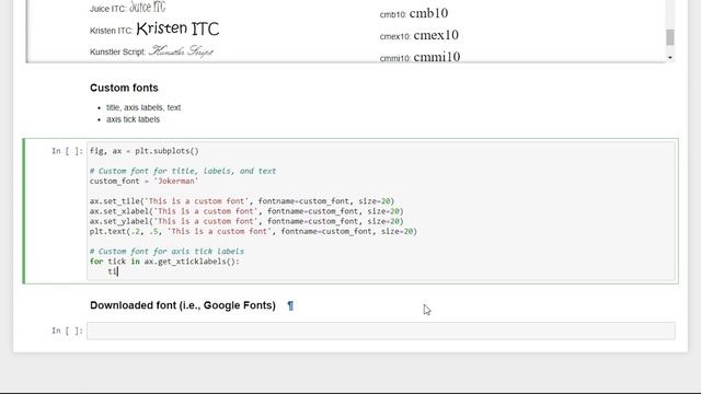 Custom Fonts with Matplotlib (Python) смотреть онлайн