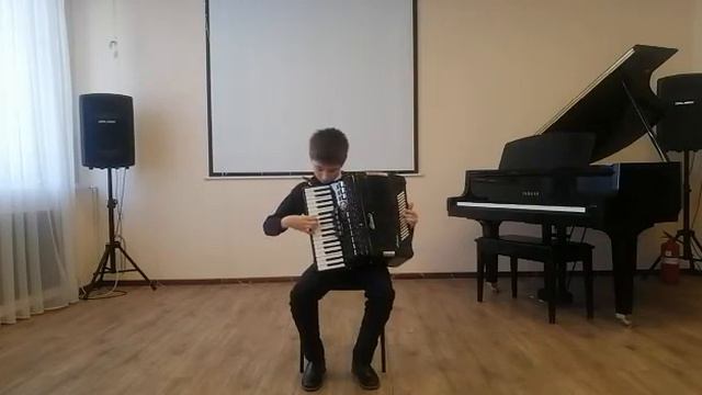Марченко Денис, Б Самойленко обр народной песни Как под яблонькой, ДШИ Межевой смотреть онлайн