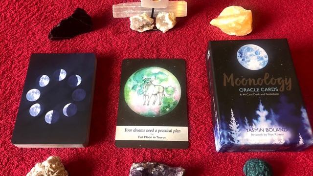 Moonology Oracle Deck Full Moon In Taurus ♉️ guide book audio description смотреть онлайн