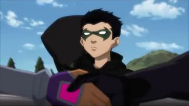 Юные титаны принимают Робина в свою команду (Лига справедливости против Юных титанов 2016) смотреть онлайн