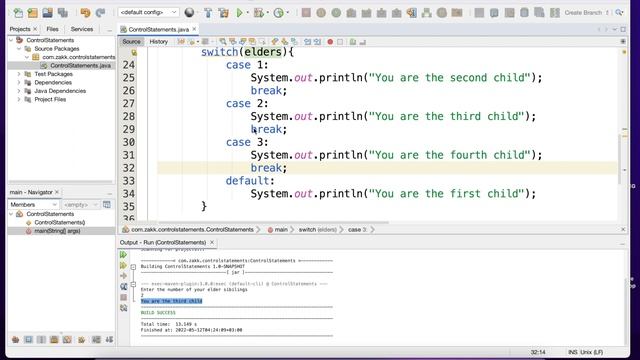 Java Programming 07 Switch statements смотреть онлайн