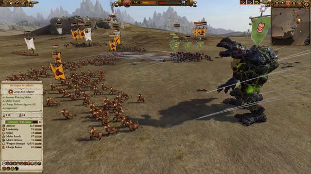 FISTS OF GORK - Slaanesh Beastmen vs. Grimgor's Rogue Idol - SFO Grimhammer - Total War Warhammer 2 смотреть онлайн