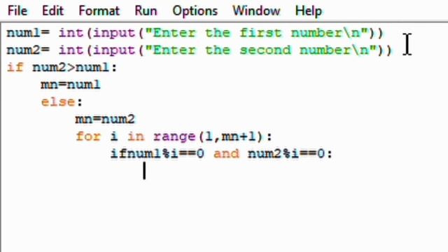 Python program to find the HCF or GCD of any two number #pythonprogramming #hcf смотреть онлайн