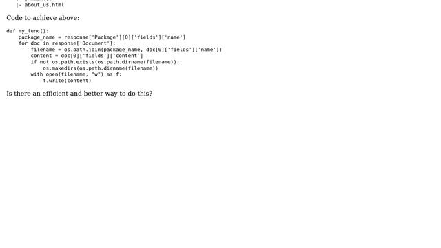 Code Review: Creating a directory structure from JSON смотреть онлайн