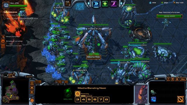 StarCraft 2 Co-Op Stetmann lvl 1000 finish Achievement - X.O.X.O. смотреть онлайн
