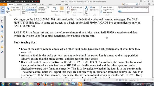 Volvo Truck   D13 A   Wiring Diagram Link J1939 - DHTauto.com