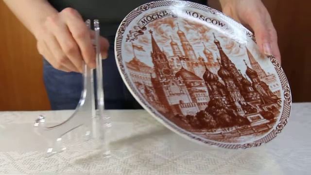 Сувенирная тарелка - Старая Москва | РОС-АРТ смотреть онлайн