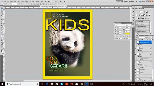 How To Create Magazine Cover Using II Photoshop Cs 5 II смотреть онлайн