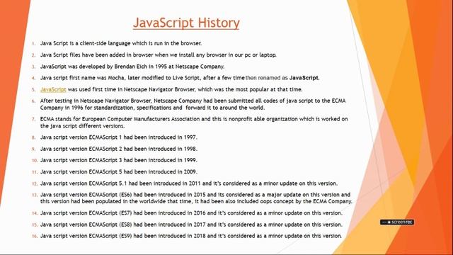 |01| JavaScript history | how to learn javascript in hindi and urdu | javascript course| @YouTube смотреть онлайн