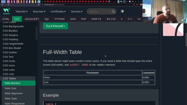 CSS Таблица смотреть онлайн