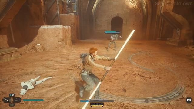 Star Wars Survivor - High Level Combat Encounters - Double Blade & Blaster Gameplay смотреть онлайн