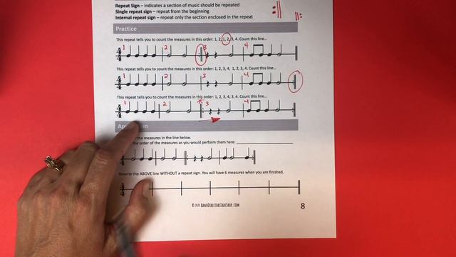 Repeat Signs (UNIT 2, LESSON 3) with PRINTABLE music theory worksheet link in description below. смотреть онлайн