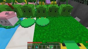 ИГРАЕМ В РАСТЕНИЯ ПРОТИВ ЗОМБИ В МАЙНКРАФТ! НУБ И ПРО РАСТЕНИЯ ПРОТИВ ЗОМБИ PVZ В MINECRAFT!