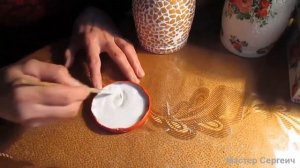 Декупаж на яичной скорлупе. Декор бутылки своими руками. Мастер класс