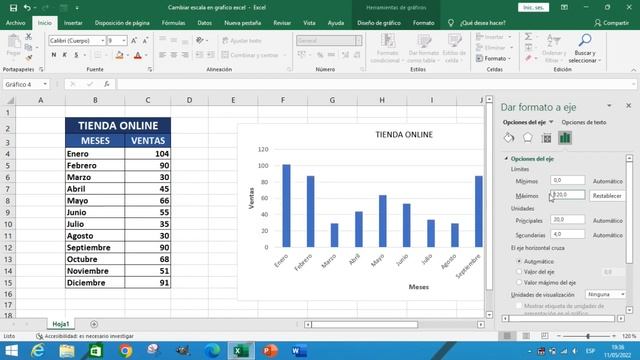 Como Cambiar la Escala de un Gráfico en Excel смотреть онлайн