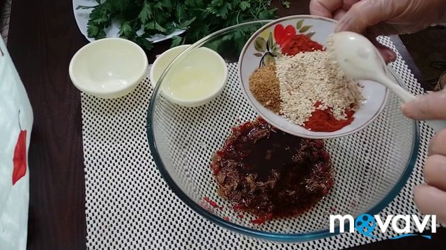 Теплый салат из баклажан по рецепту канала Галина Кухня. смотреть онлайн