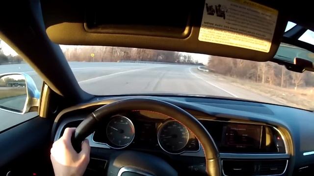 2008 Audi S5 with AWE Tuning Exhaust - WR TV POV Test Drive