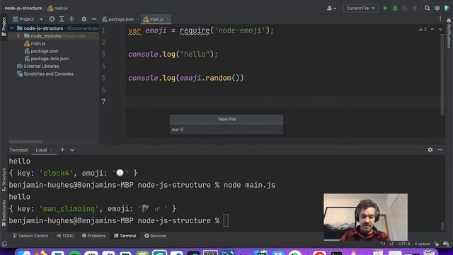 Node.js project structure смотреть онлайн
