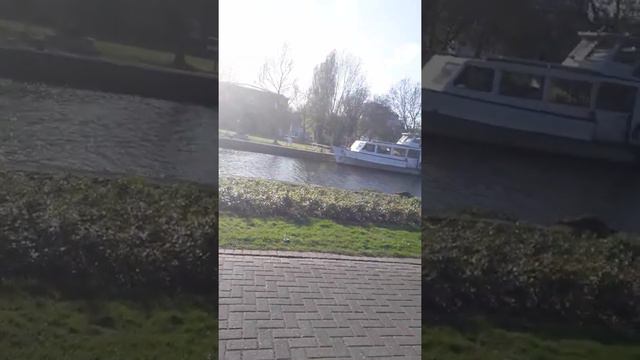Весенняя прогулка по набережной реки Рур. смотреть онлайн