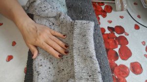 МУЖСКОЙ СВИТЕР СПИЦАМИ РЕГЛАНОМ СВЕРХУ С ВЫСОКИМ ВОРОТОМ.#СВИТЕР СПИЦАМИ#