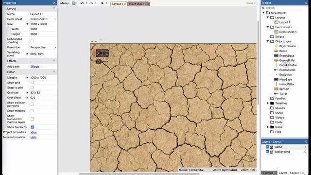 Поведения. Turret (Турель) Часть 2. Практика Ч.2 | Урок №49 | Курс по Construct 3 | Разработка игр смотреть онлайн