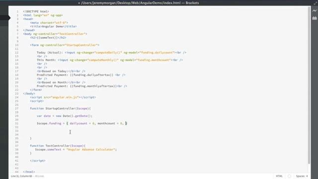 Tutorial: Getting Started with Angular.js by Building an AdSense Calculator смотреть онлайн