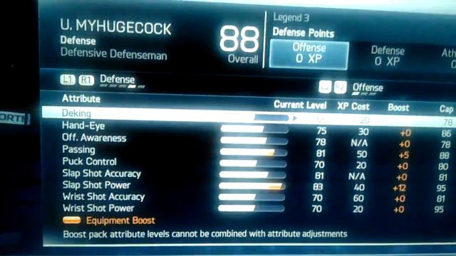 NHL Legacy 88 Overall Defensive Defenseman. смотреть онлайн