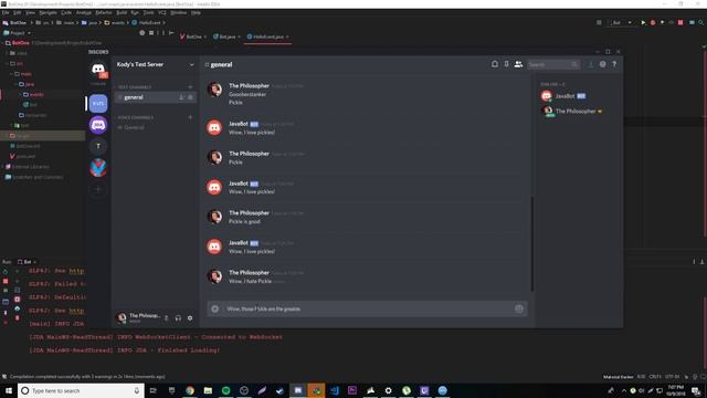 Java Discord API(JDA) ep. 2 - Events смотреть онлайн